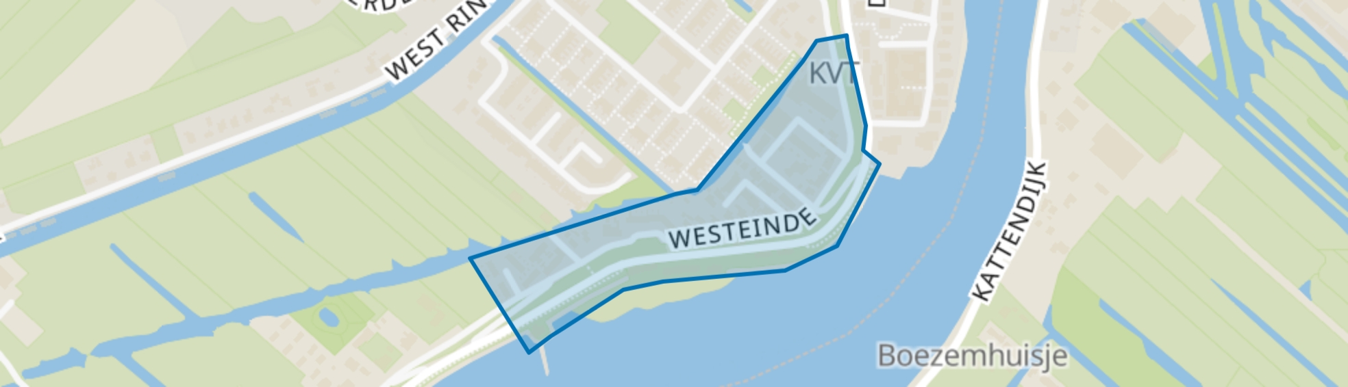 Westeinde, Moordrecht map