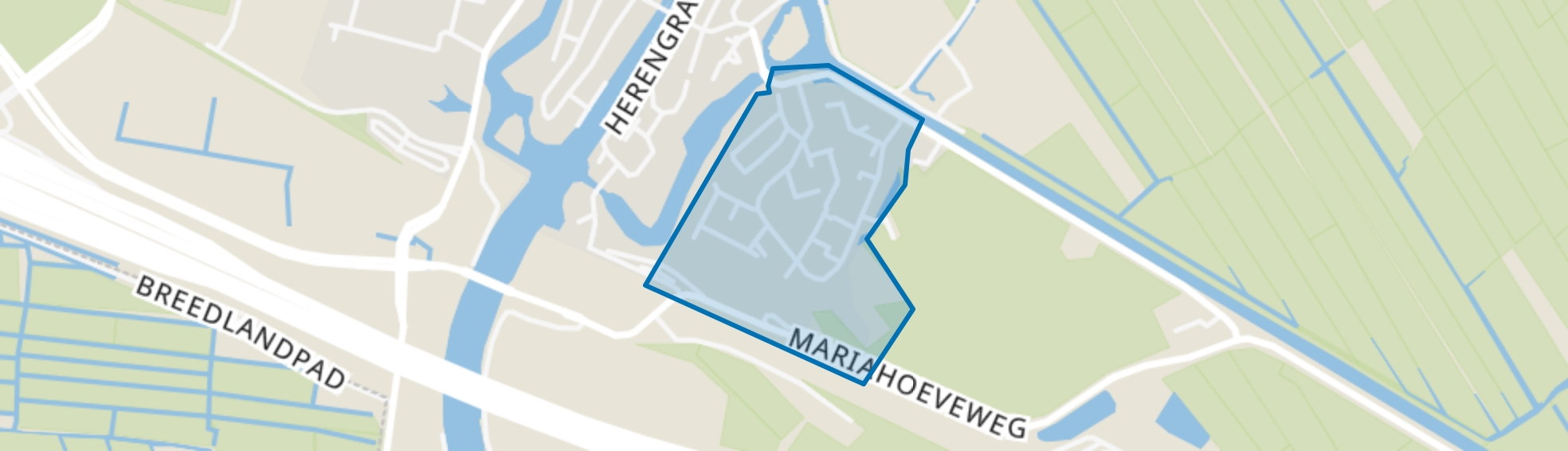 Mariahoeve Muiden, Muiden map