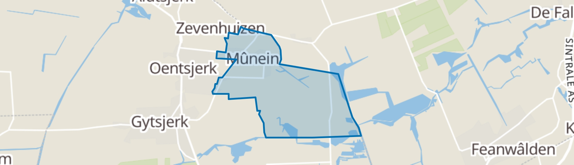 Mûnein map