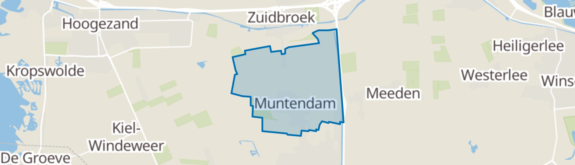 Muntendam map