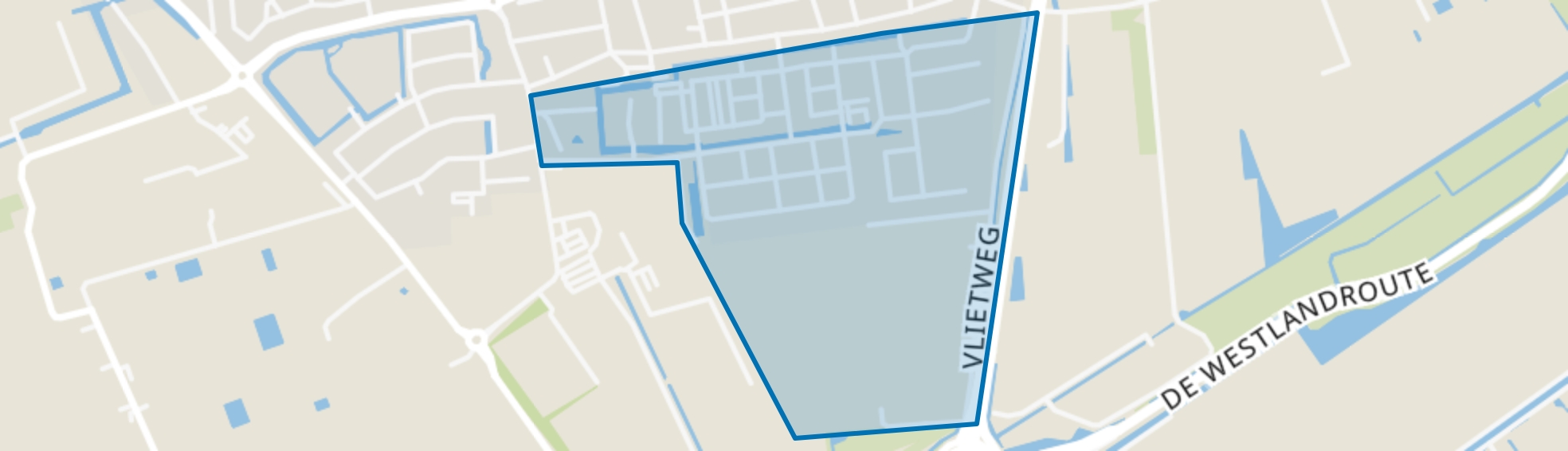Hoogeland Oost, Naaldwijk map