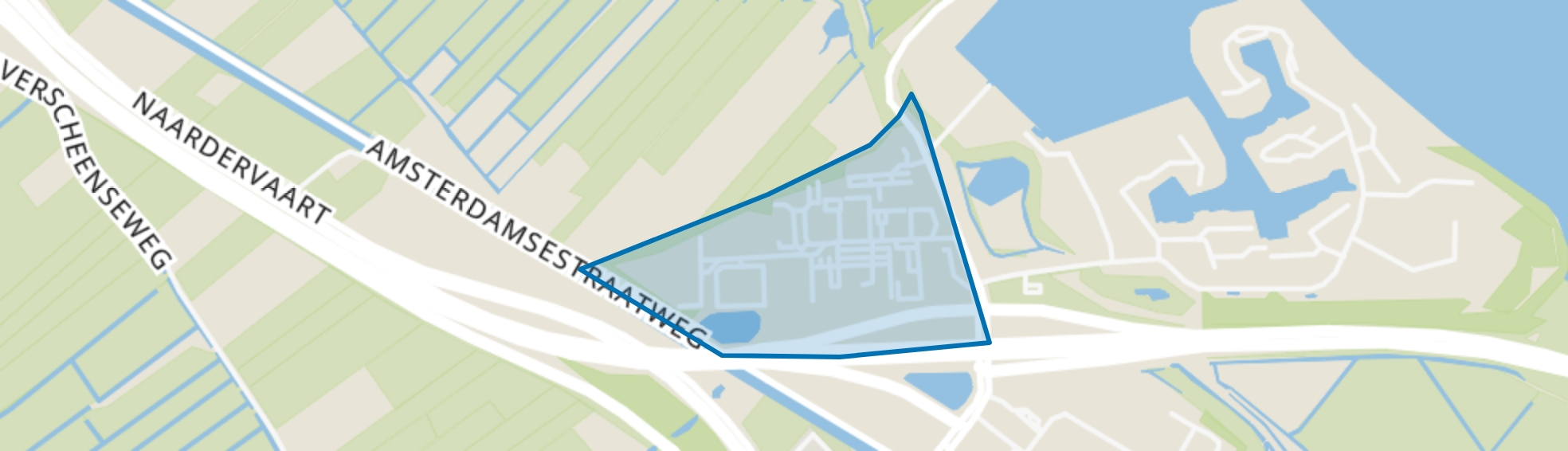 Bedrijvenpark Gooimeer-Noord, Naarden map