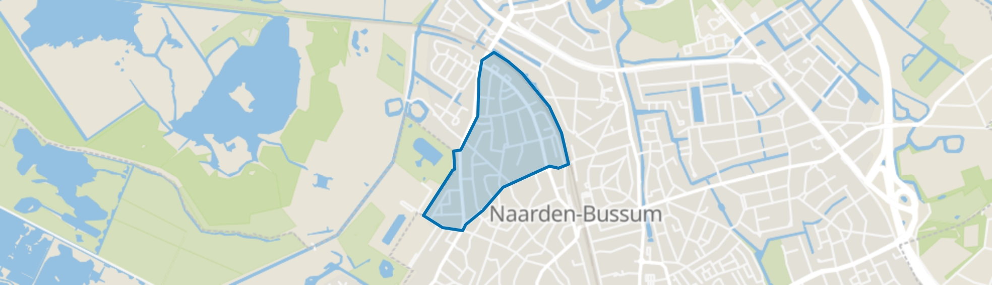 Ministerpark, Naarden map