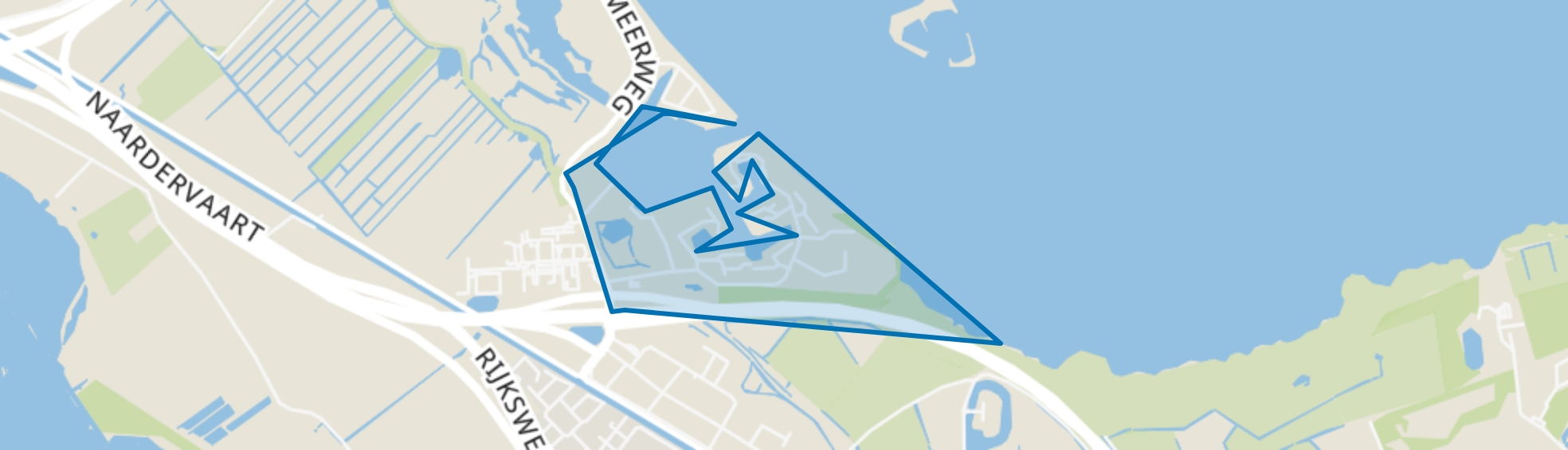 Naarderwoonbos, Naarden map