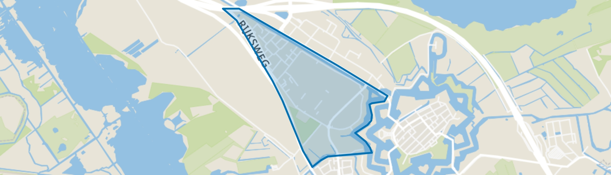 Tuindorp Keverdijk, Naarden map