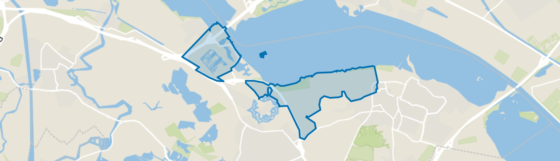 Valkeveen, Naarden map