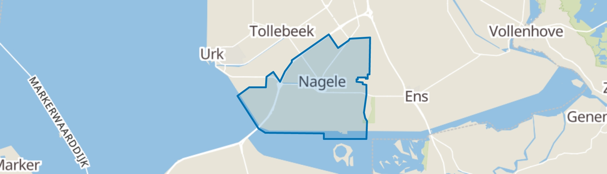 Nagele map