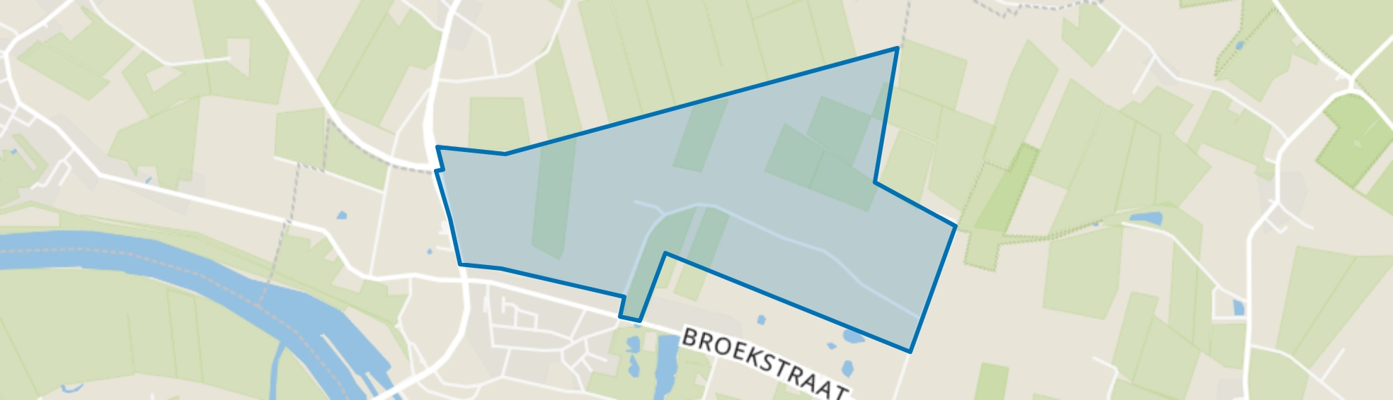 Verspreide huizen Nederasseltse Broek, Nederasselt map