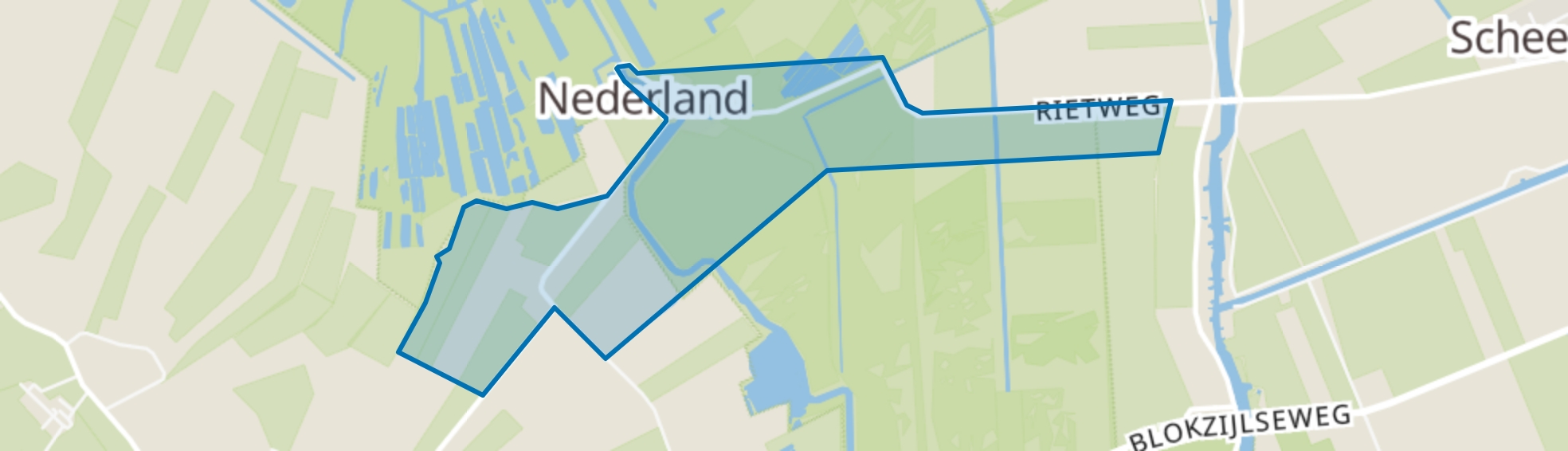 Nederland map