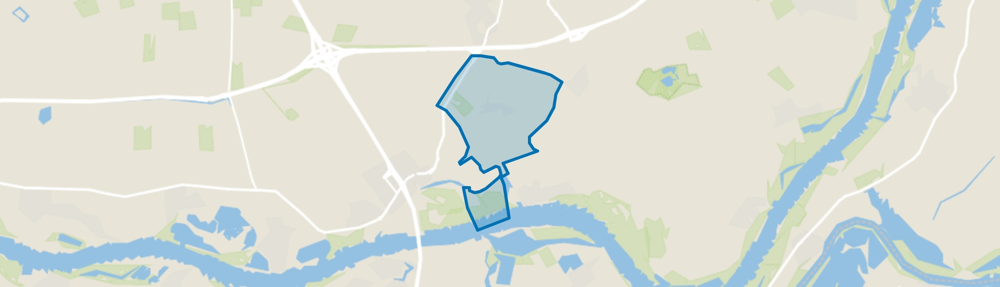 Verspreide huizen Neerijnen, Neerijnen map