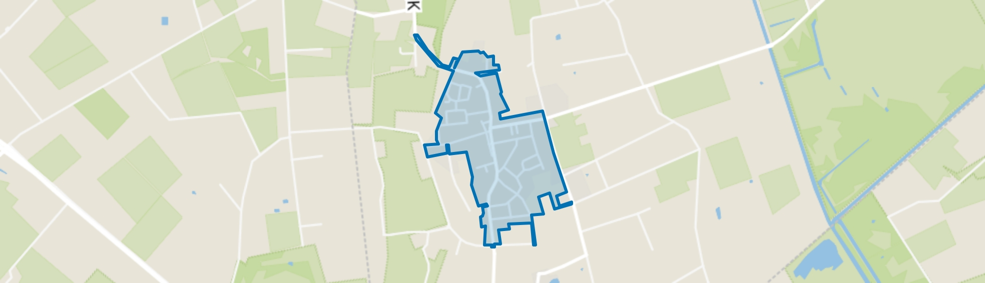 Neerkant kern, Neerkant map