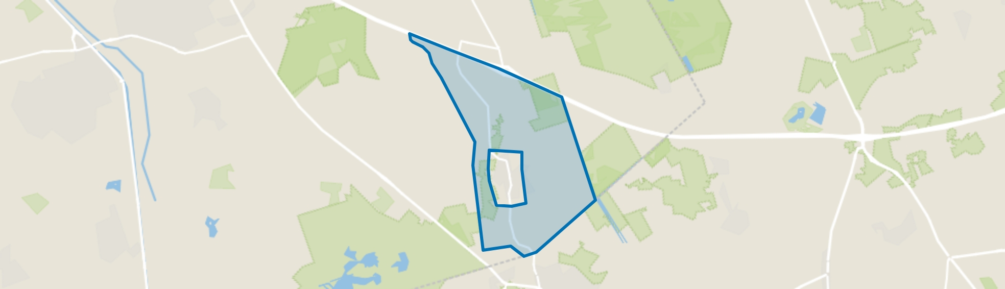 Verspreide huizen Neerkant, Neerkant map