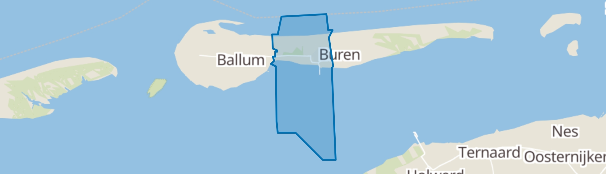 Nes (Gem. Ameland) map