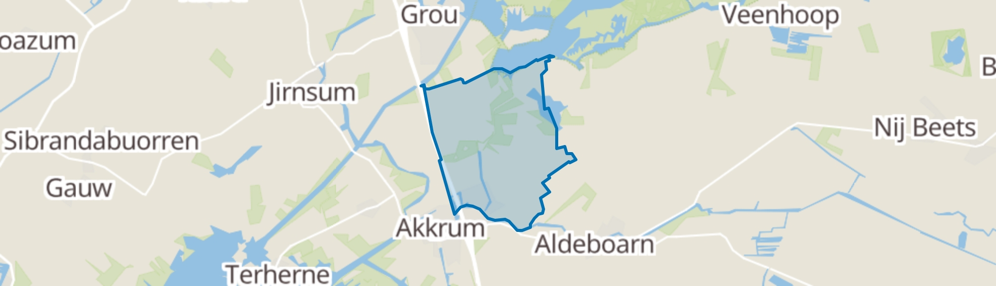 Nes (Gem. Heerenveen) map