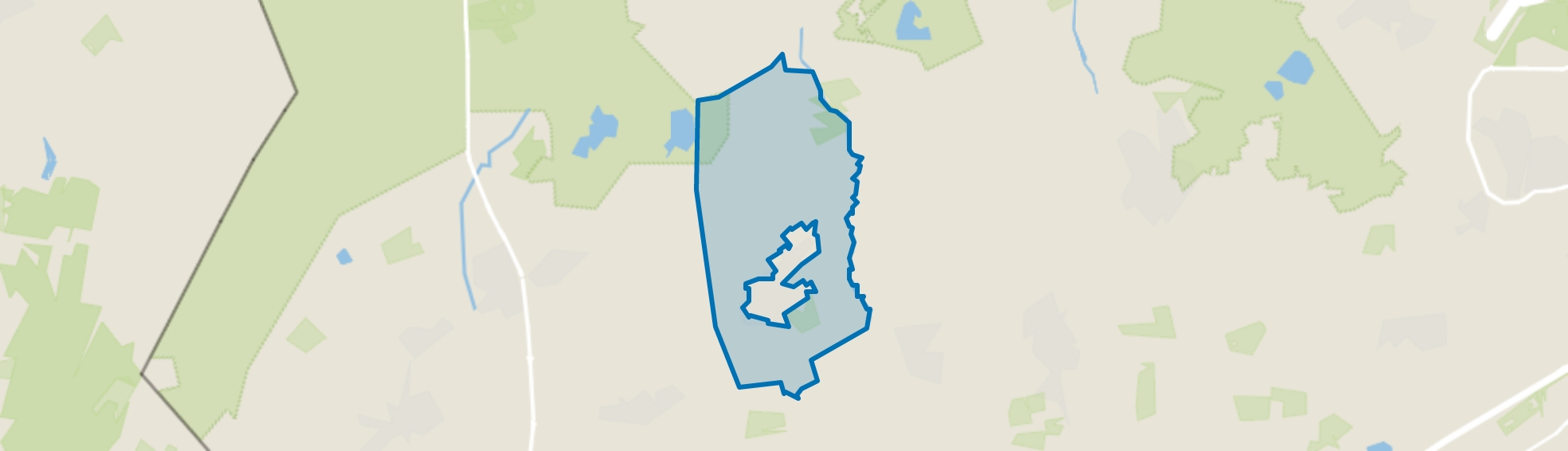 Verspreide huizen Netersel, Netersel map