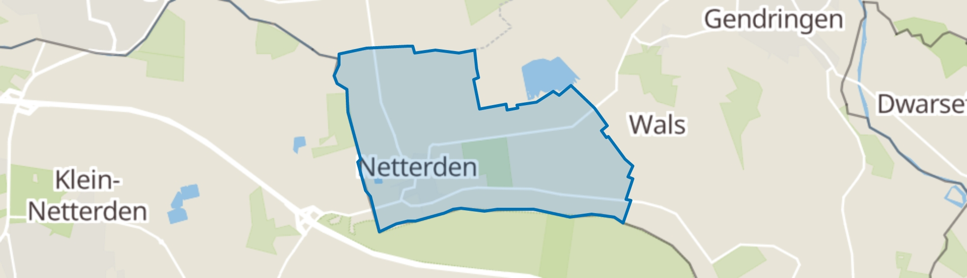 Netterden map