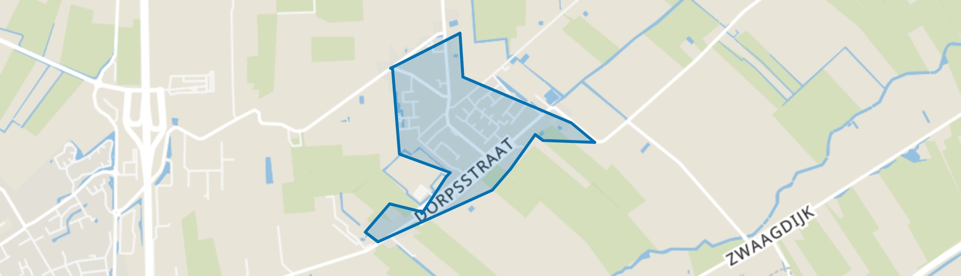 Nibbixwoud Centrum, Nibbixwoud map