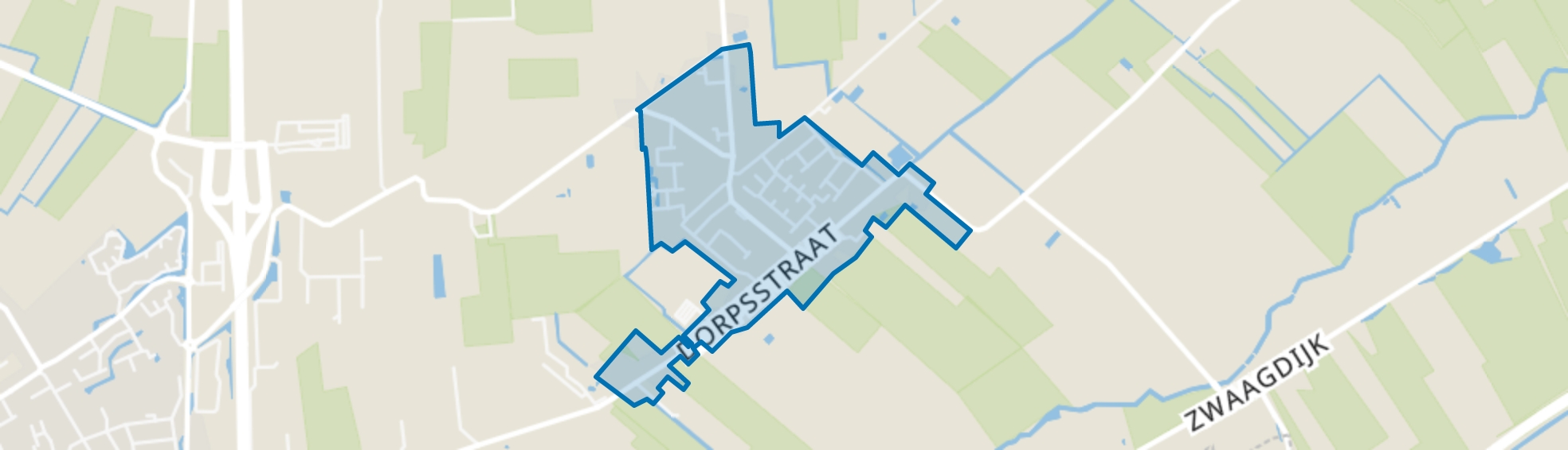 Nibbixwoud Centrum, Nibbixwoud map