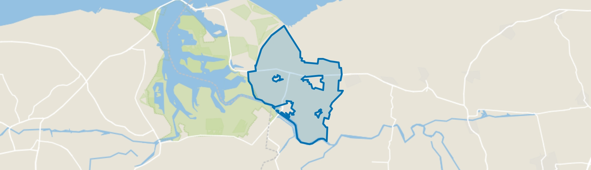 Buitengebied Ulrum, Niekerk (Gem. Het Hogeland) map