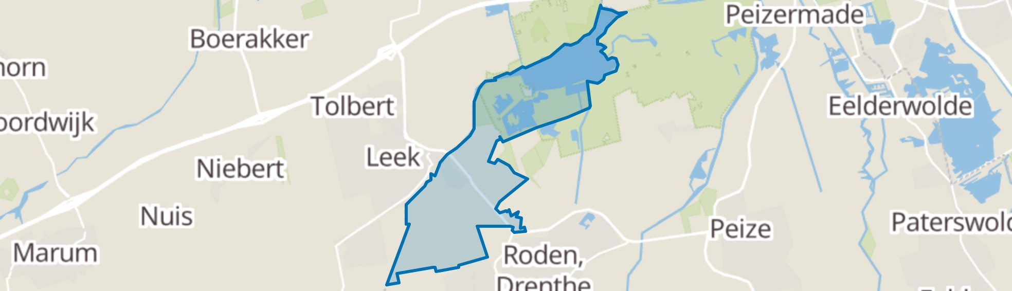 Nietap map