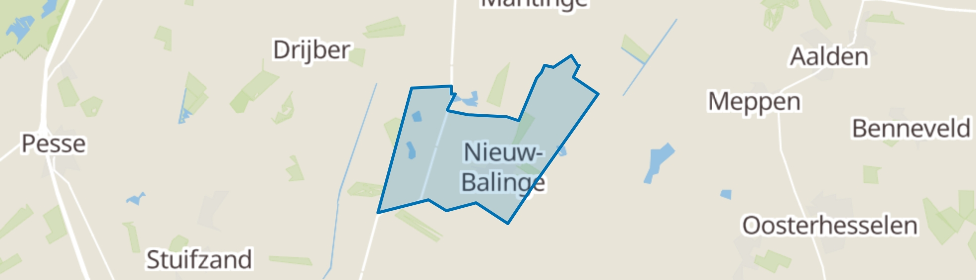Nieuw-Balinge map