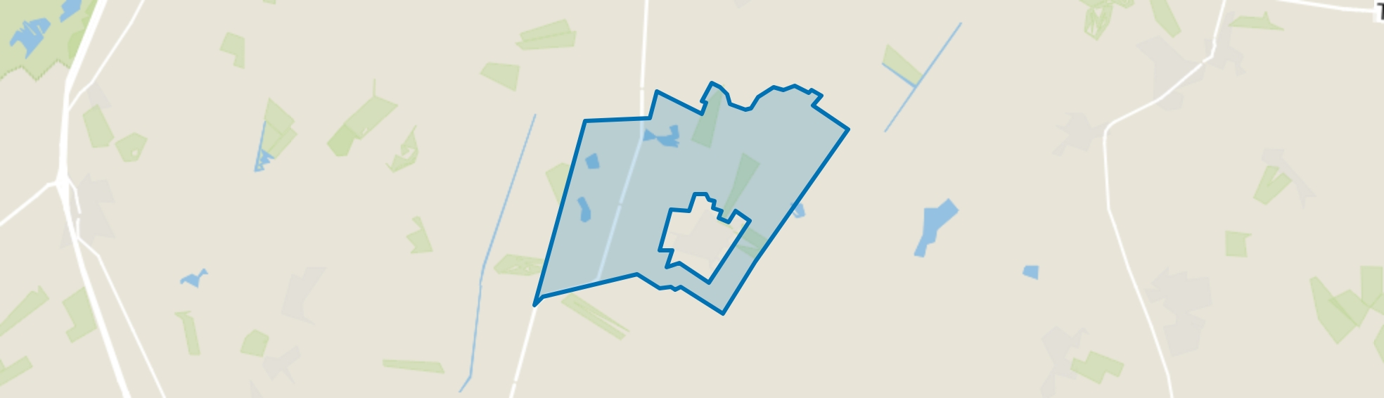 Verspreide huizen Nieuw-Balinge, Nieuw-Balinge map