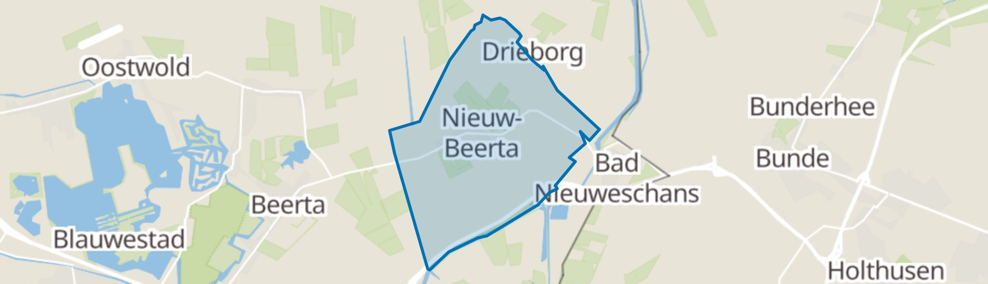 Nieuw Beerta map