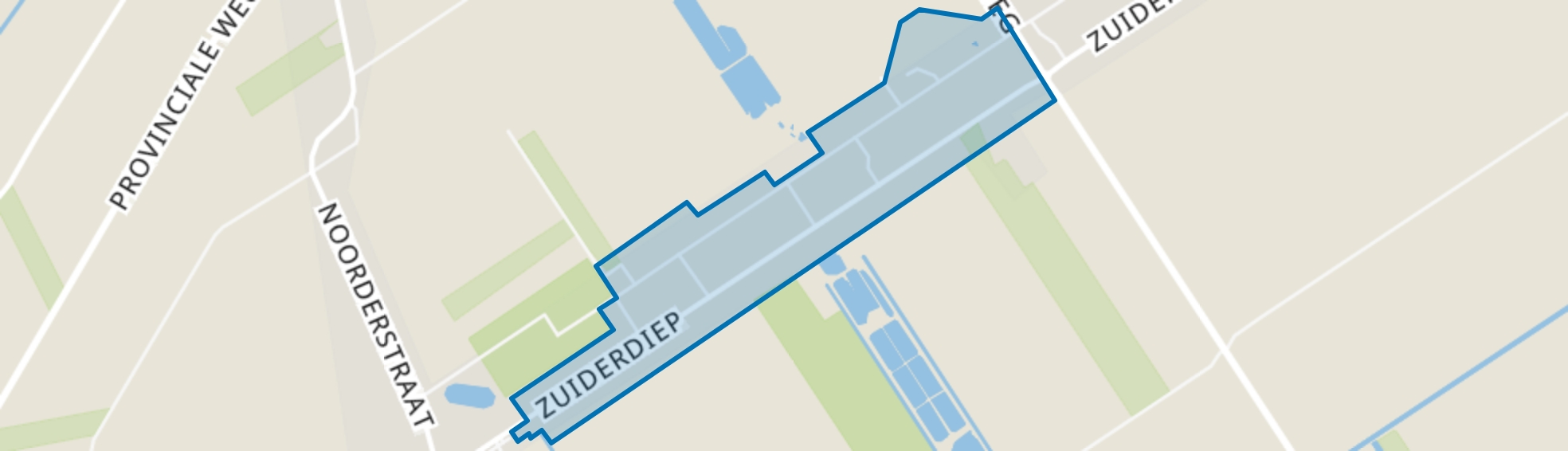 Nieuw-Buinen West, Nieuw-Buinen map