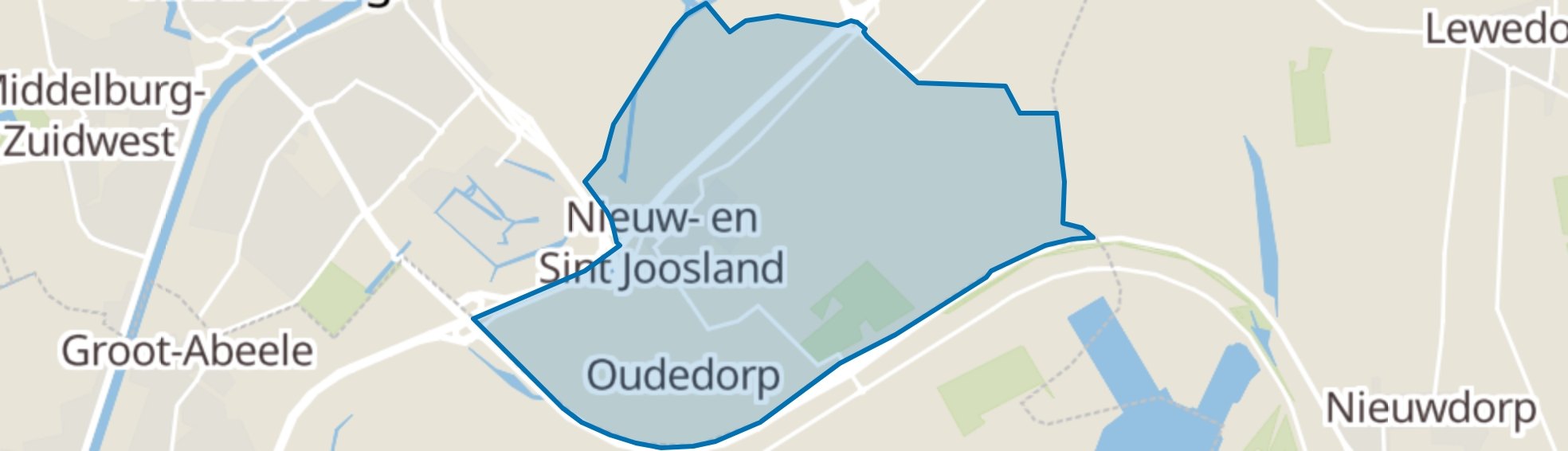 Nieuw- en Sint Joosland map