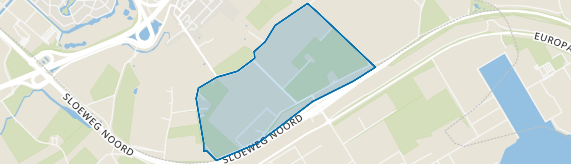 Oudedorp, Nieuw- en Sint Joosland map