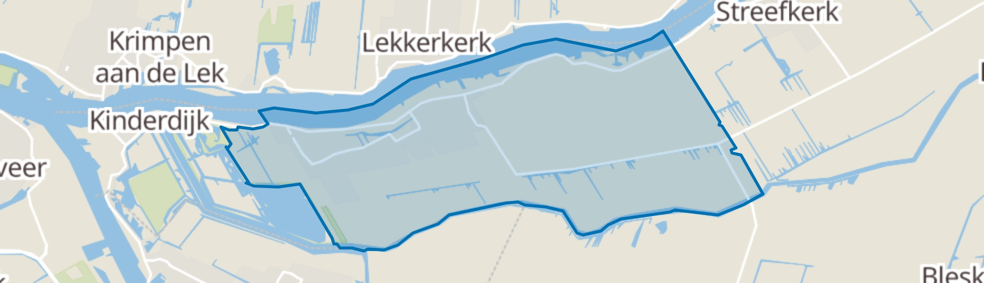 Nieuw-Lekkerland map