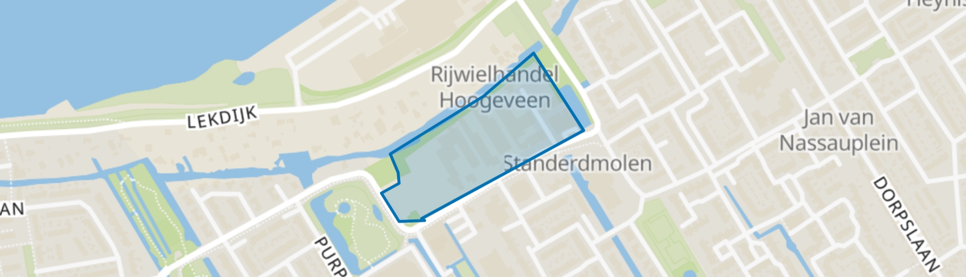 Industriegebied-Dorp, Nieuw-Lekkerland map