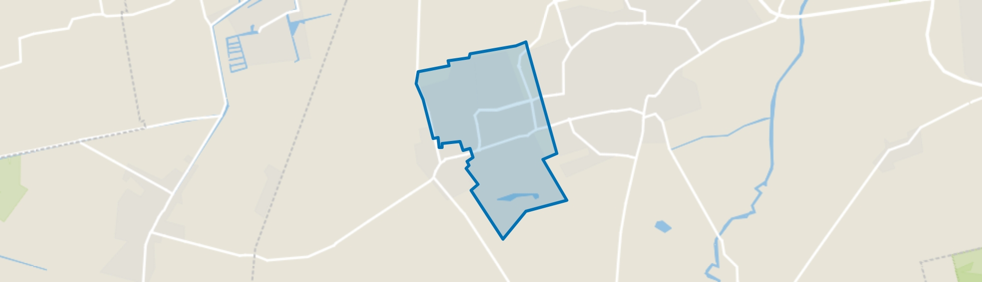 Roden West, Nieuw-Roden map
