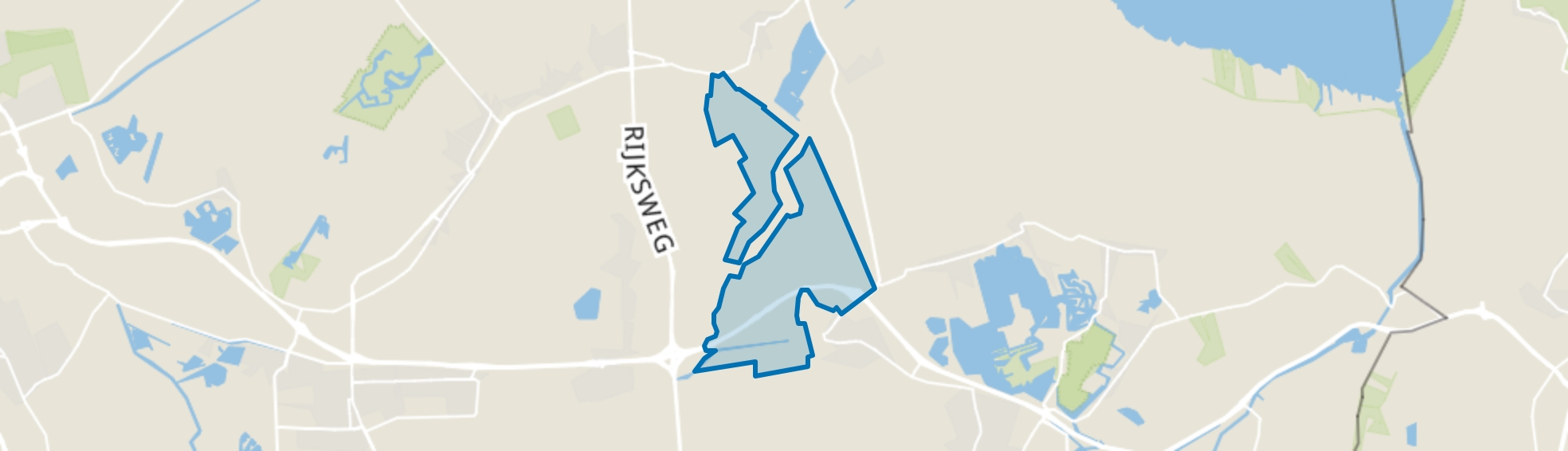 Verspreide huizen, Nieuw Scheemda map