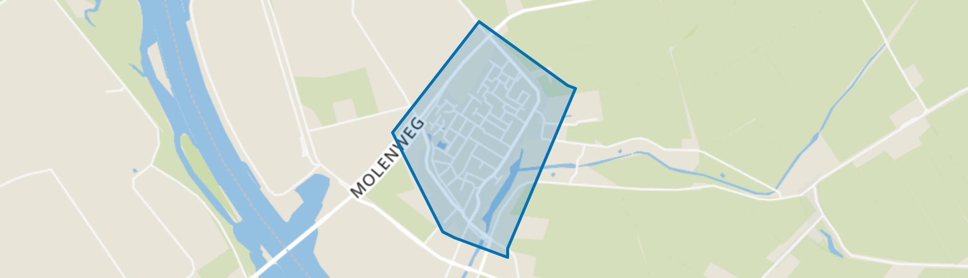 Nieuw-Vossemeer, Nieuw-Vossemeer map