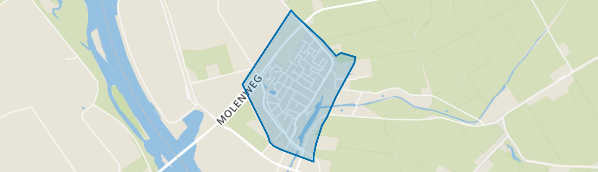 Nieuw-Vossemeer, Nieuw-Vossemeer map