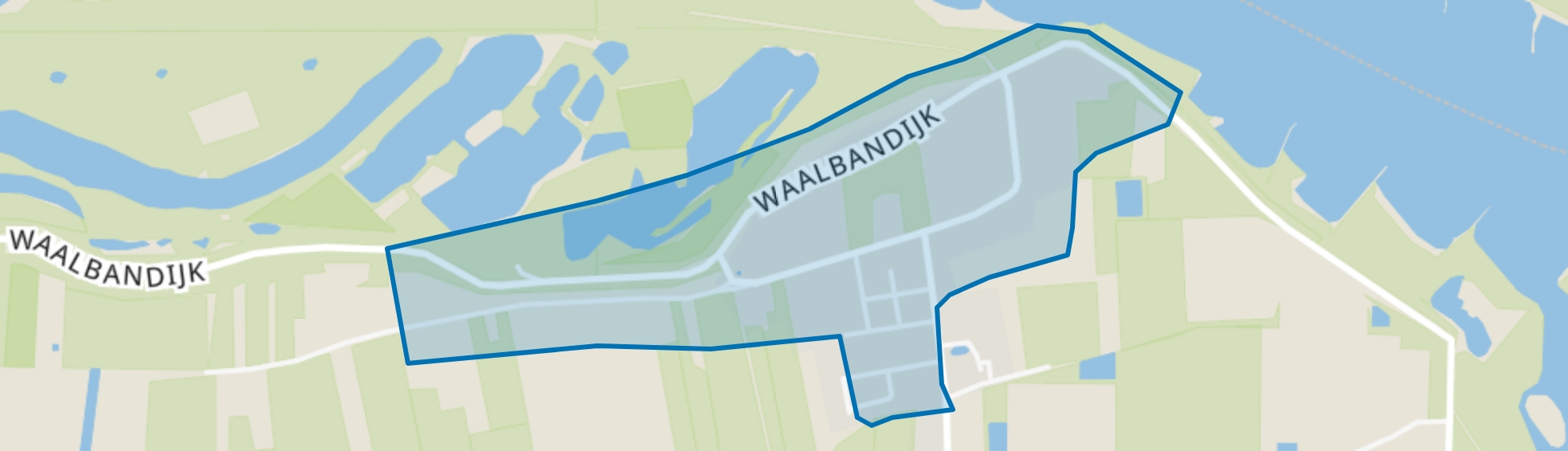 Nieuwaal, Nieuwaal map