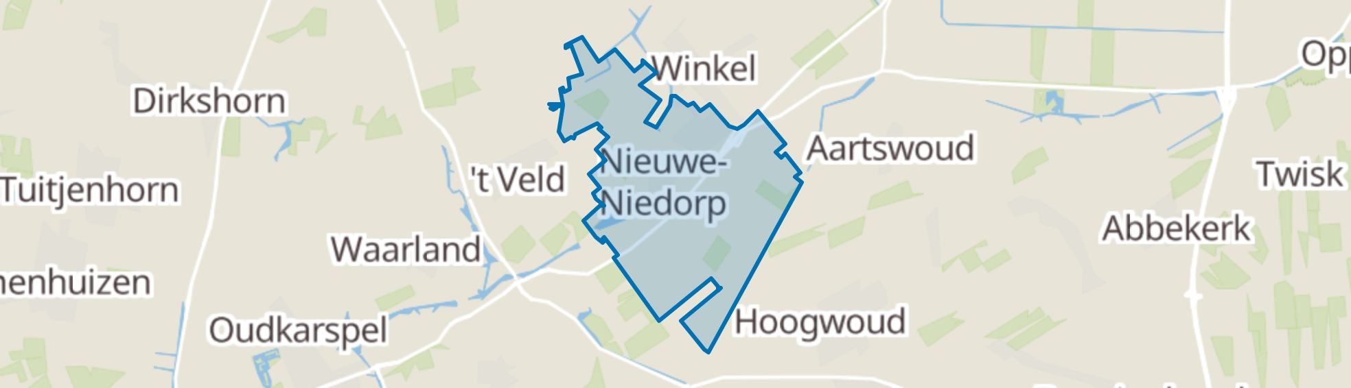 Nieuwe Niedorp map