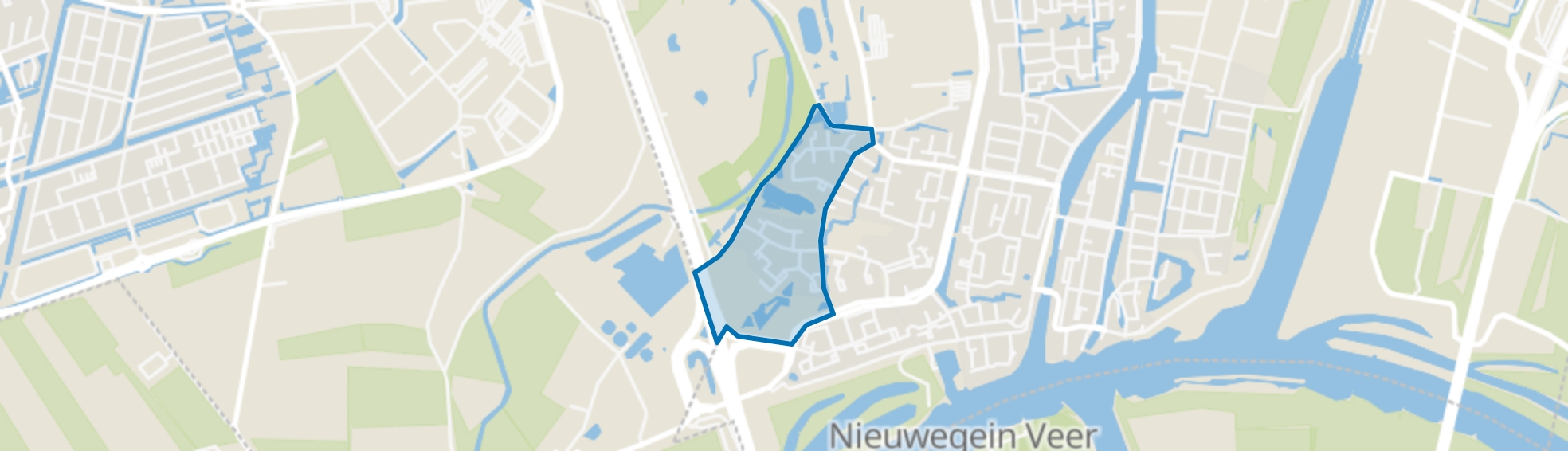 Hoogzandveld-West, Nieuwegein map