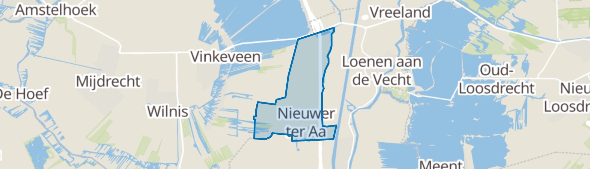 Nieuwer Ter Aa map