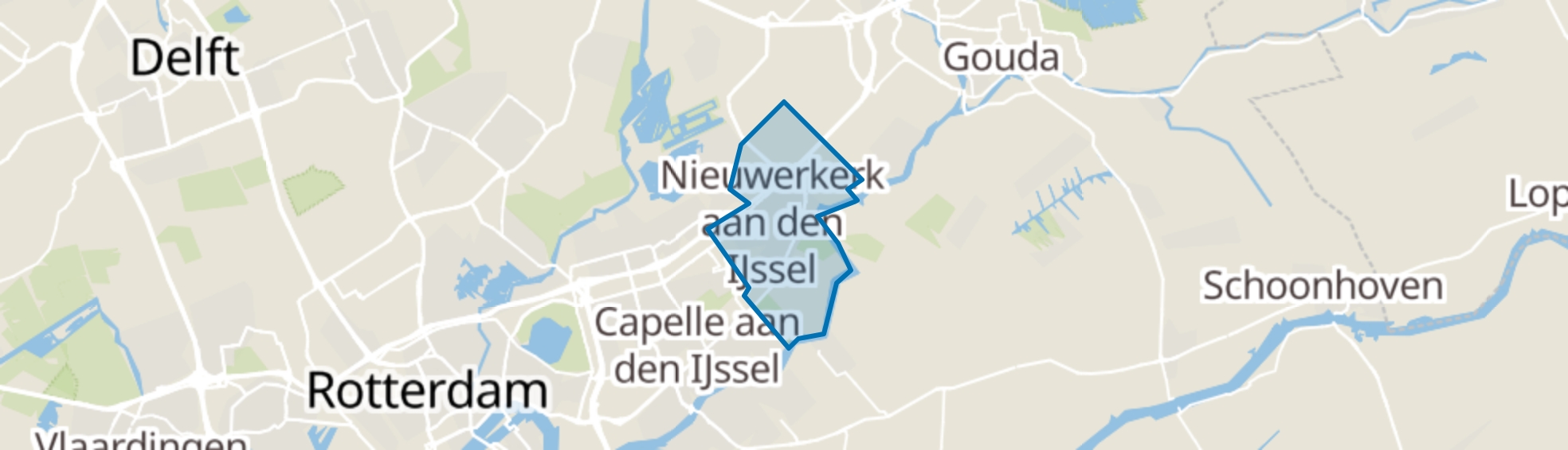 Nieuwerkerk aan den IJssel map