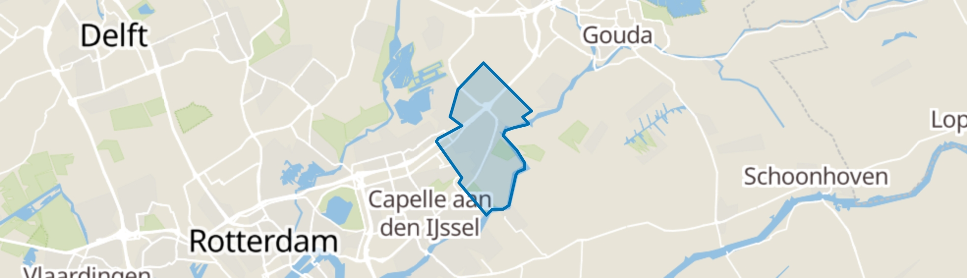 Nieuwerkerk aan den IJssel map