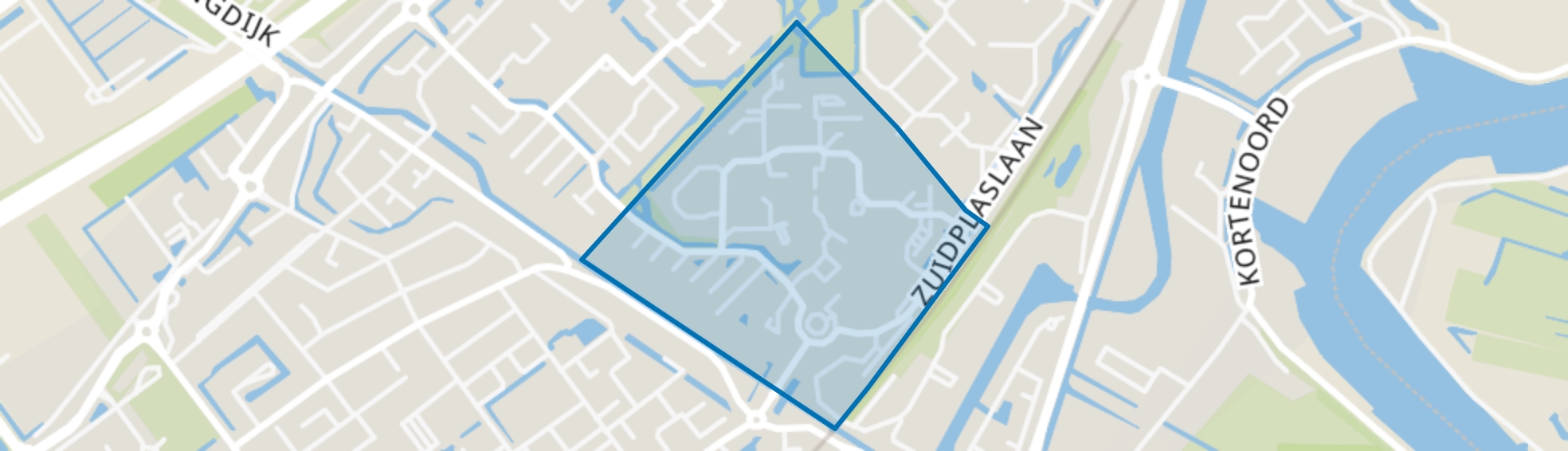 Zuidplas Dalen, Nieuwerkerk aan den IJssel map