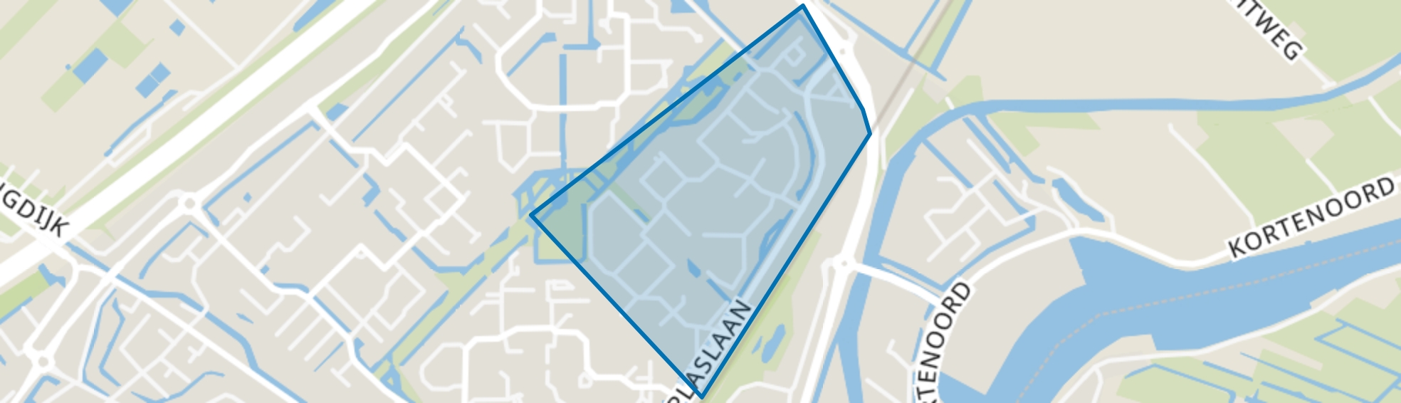 Zuidplas Velden, Nieuwerkerk aan den IJssel map