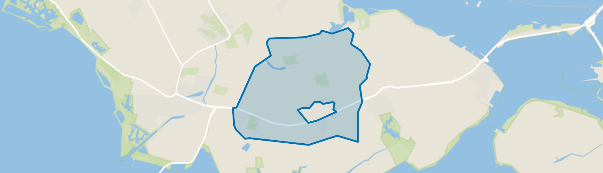 Verspreide huizen Nieuwerkerk, Nieuwerkerk map