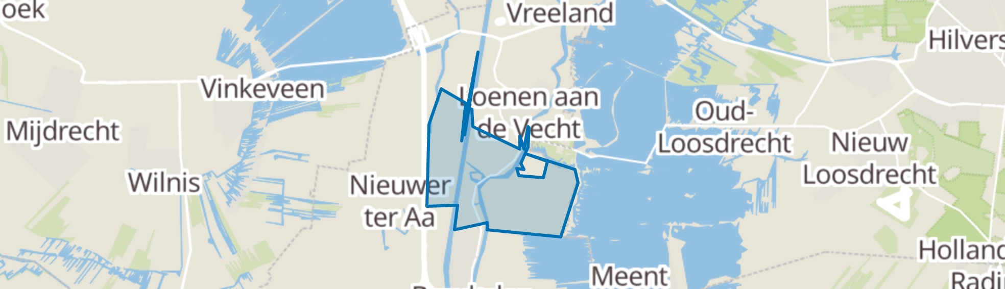 Nieuwersluis map