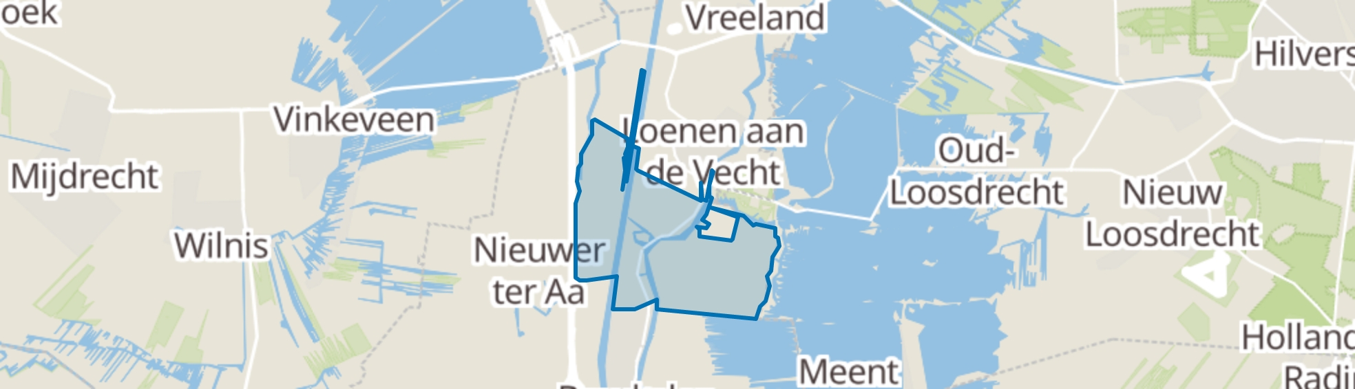 Nieuwersluis map