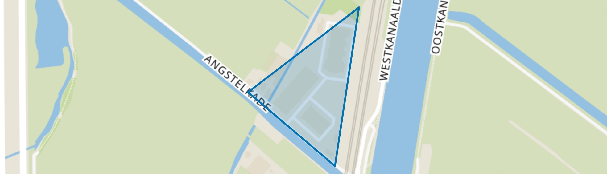 Angstelkade, Nieuwersluis map