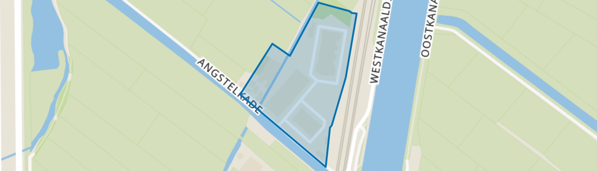 Angstelkade, Nieuwersluis map