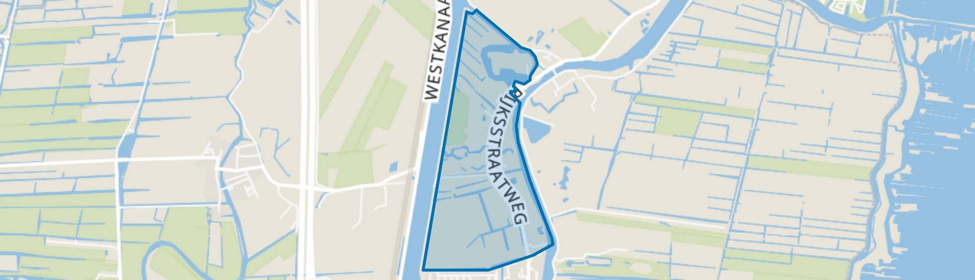 Polder Het Honderd, Nieuwersluis map